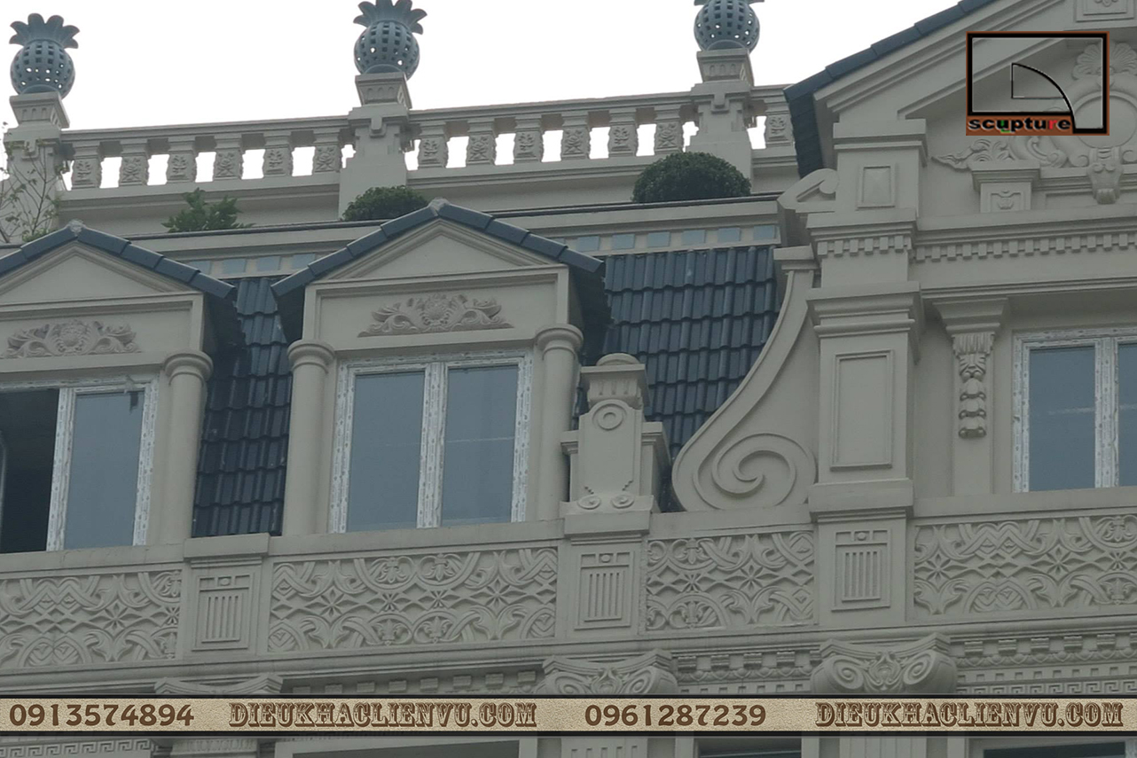 Phù điêu châu Âu cổ điển được chế tác vô cùng tinh xảo